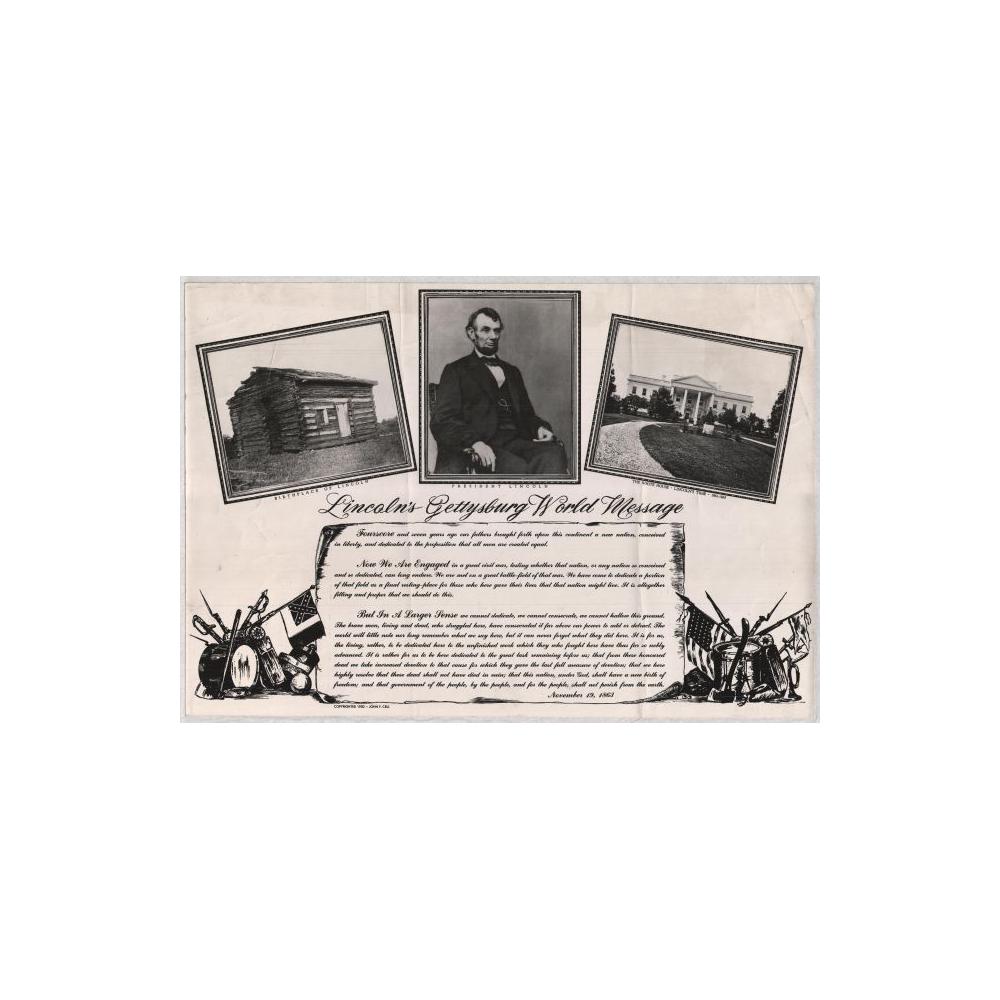 Image: Lincoln's Gettysburg World Address