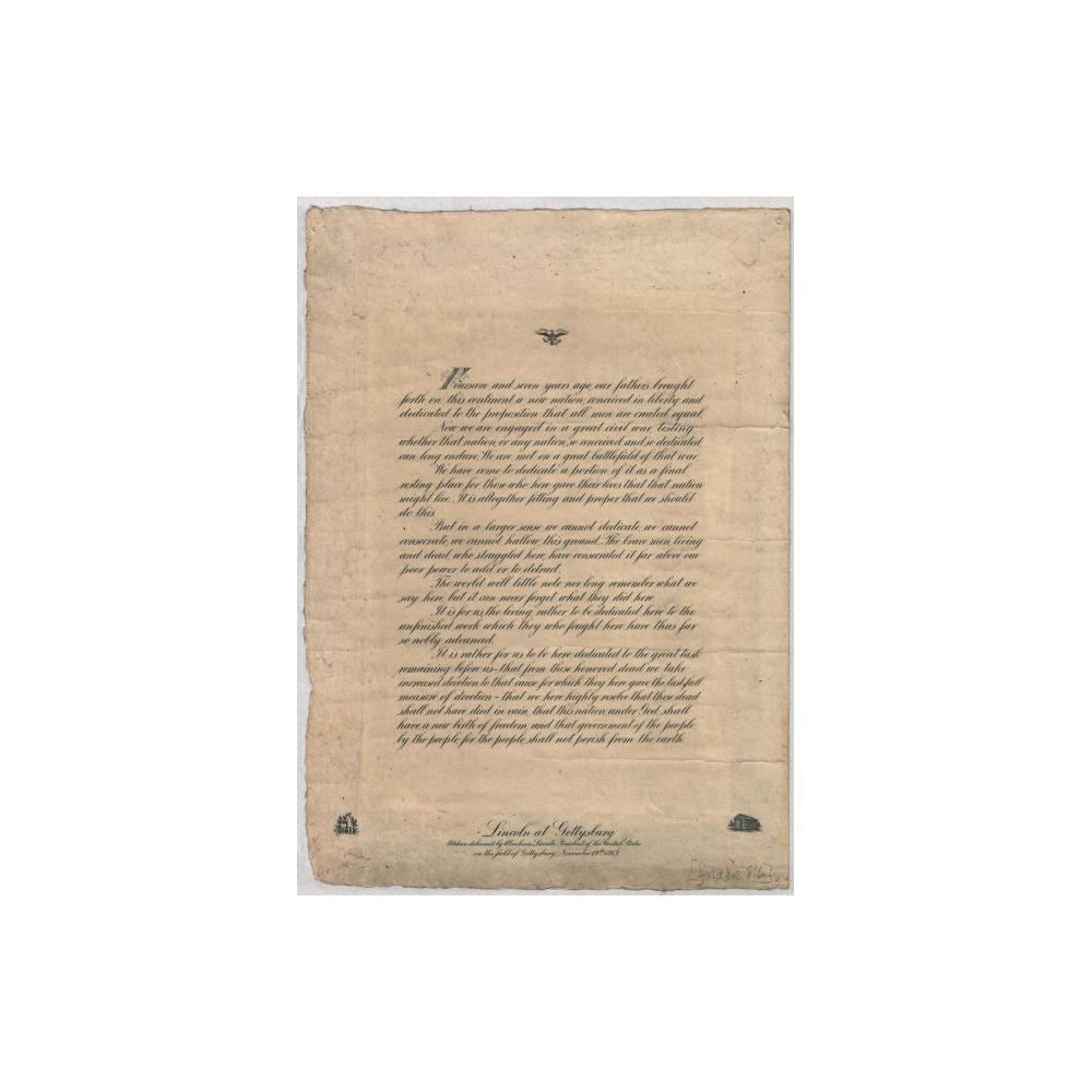 Image: Lincoln at Gettysburg