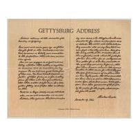 Image: Gettysburg Address facsimile