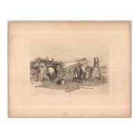 Image: Plate 2: Commissary's Quarters in Winter Camp