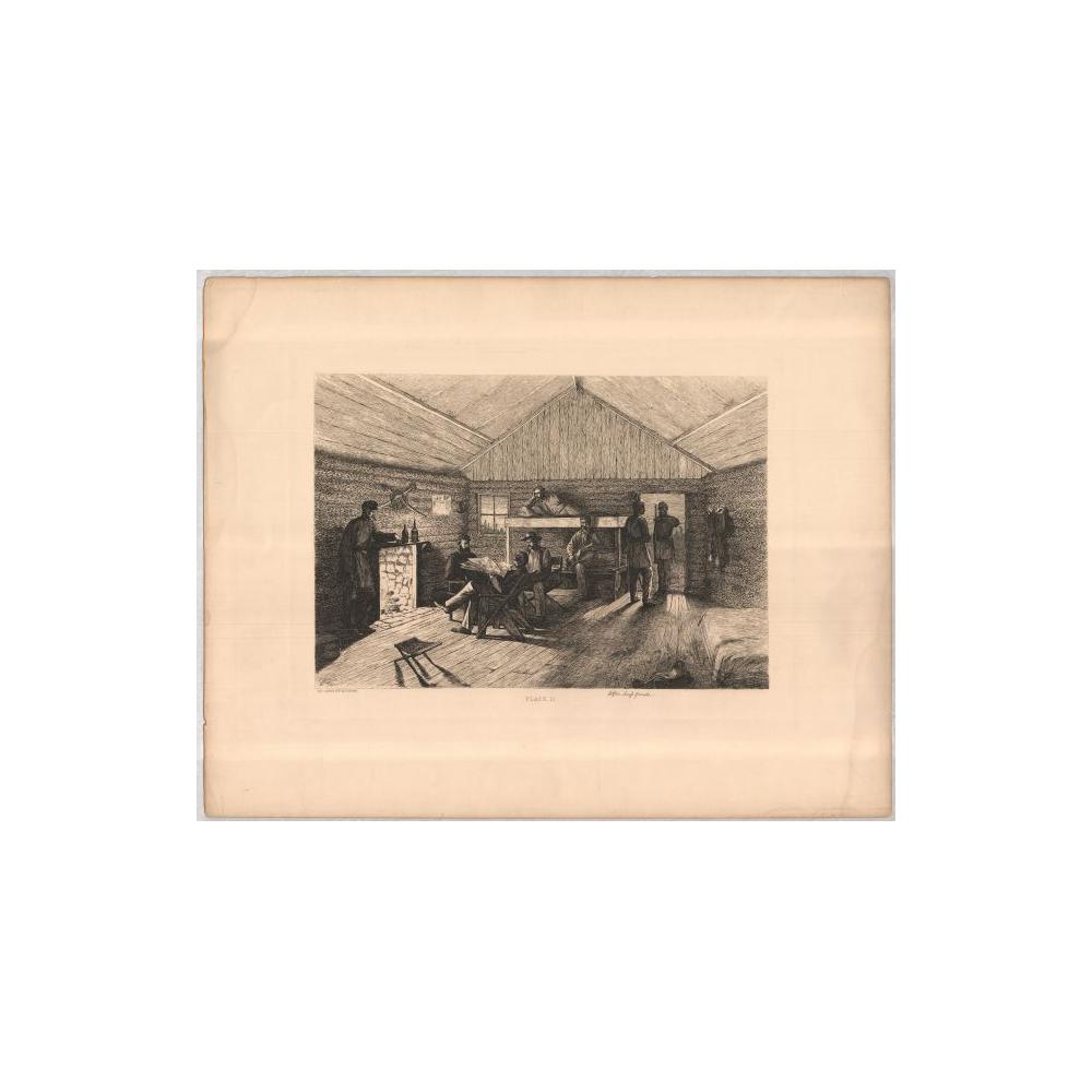 Image: Plate 13: Officer's Winter Quarters