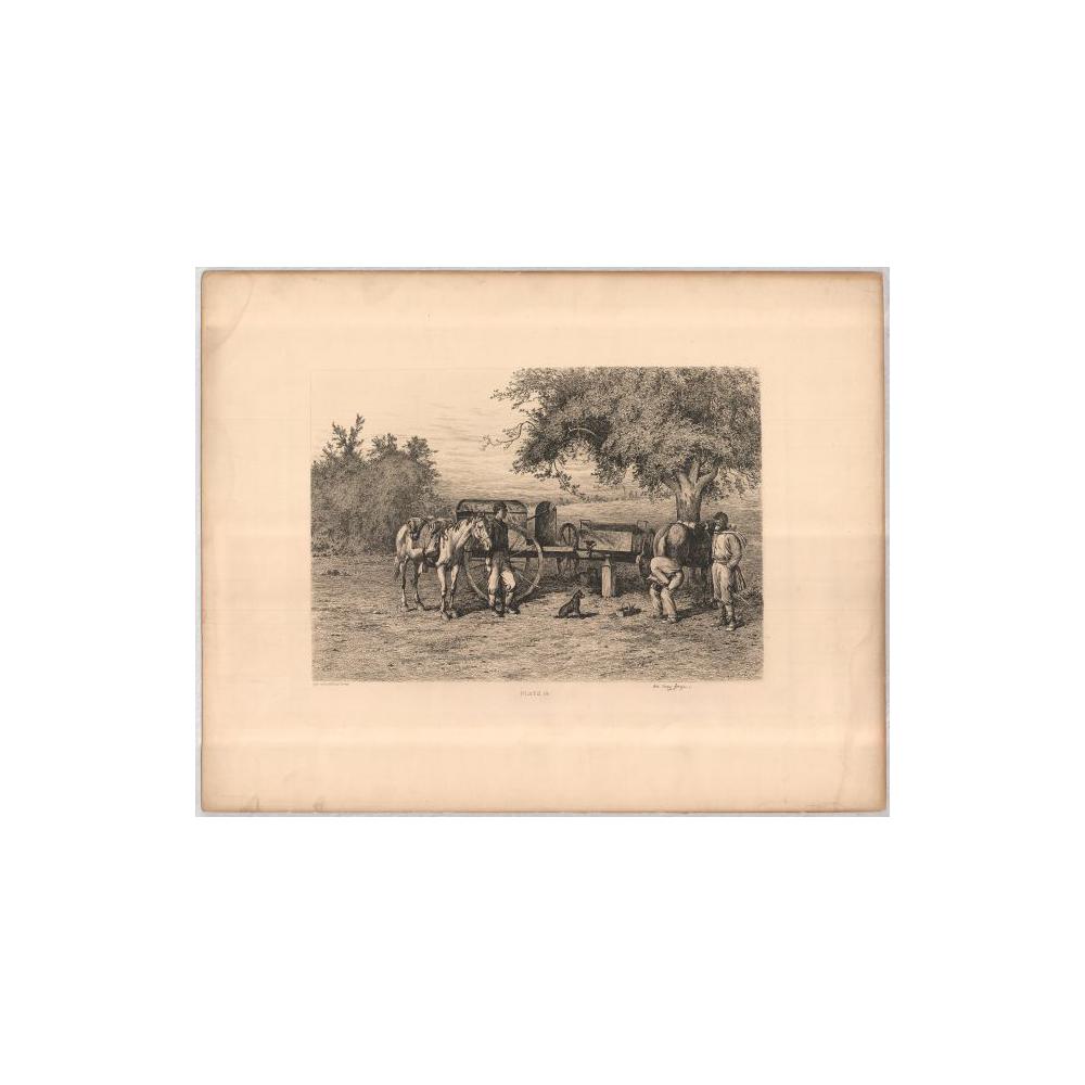 Image: Plate 14: Scene on the Roadside Near Summer Camp