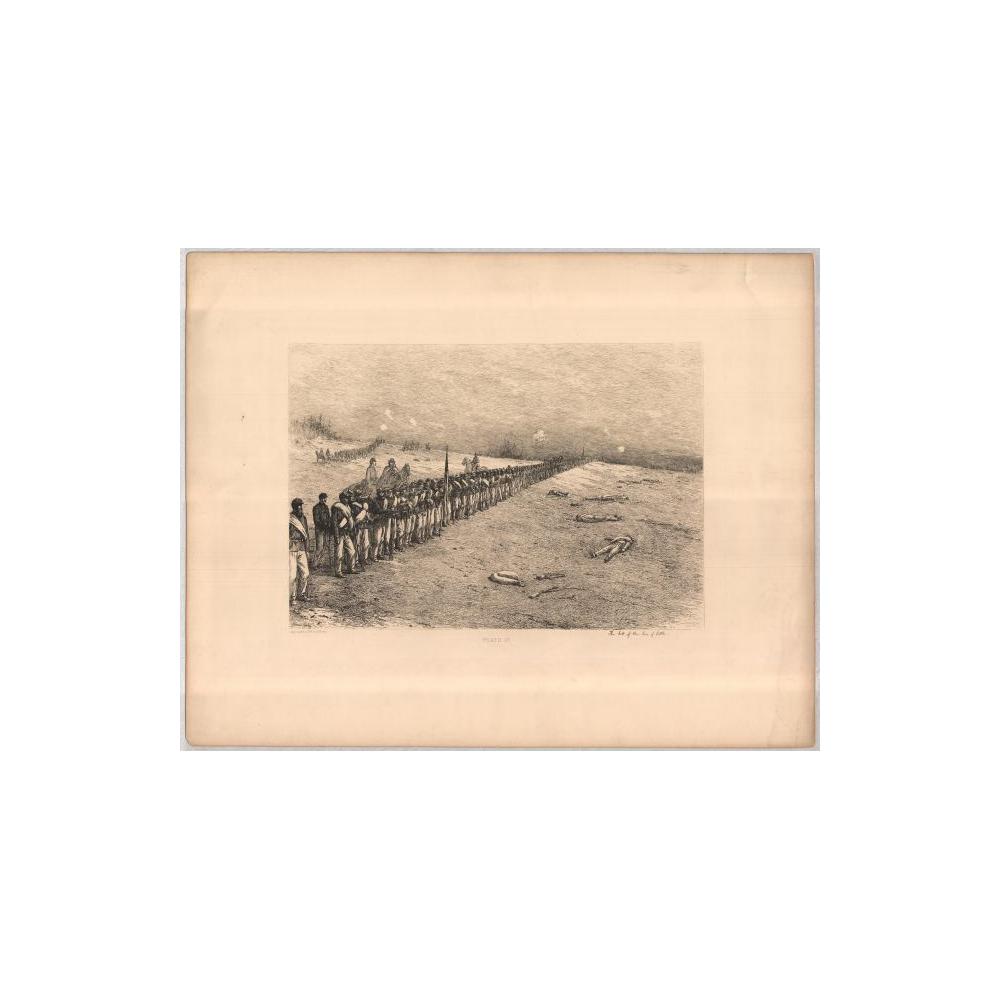 Image: Plate 17: A Halt in the Line of Battle
