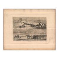 Image: Plate 19:  Stuck in the Mud & Flank March Across Country During a Thunder Shower