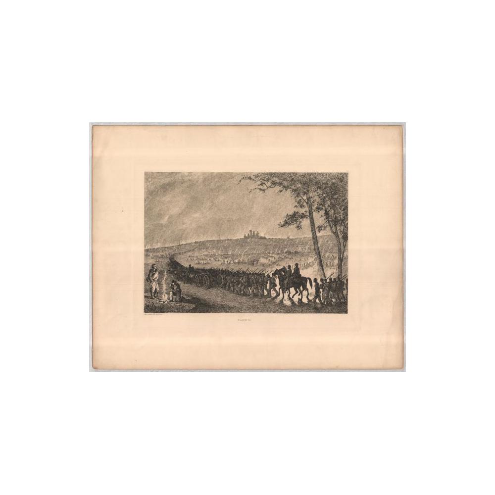 Image: Plate 21: Going into Camp at Night