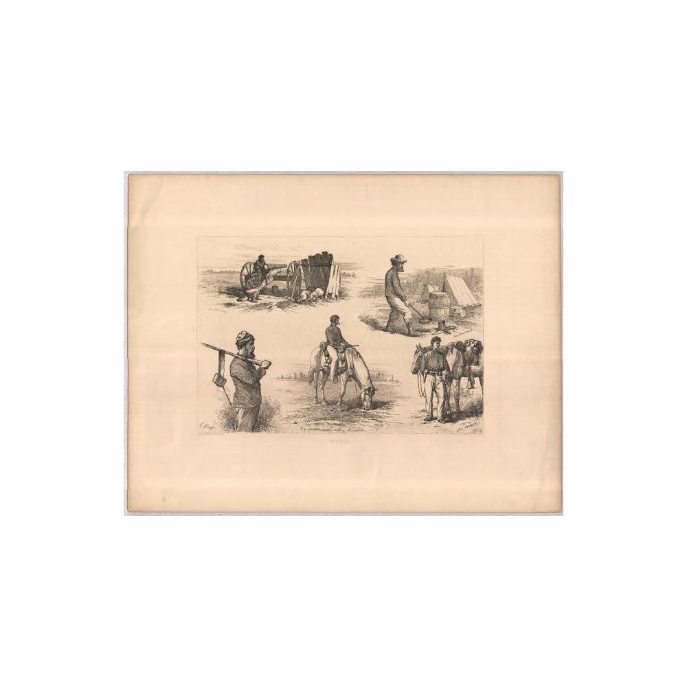 Image: Plate 27: Life as a Soldier