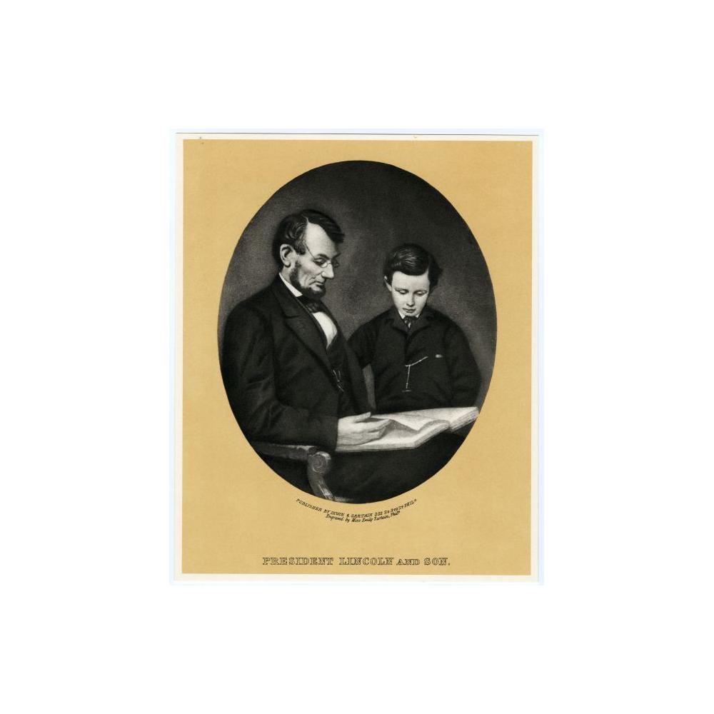 Image: President Lincoln and Son