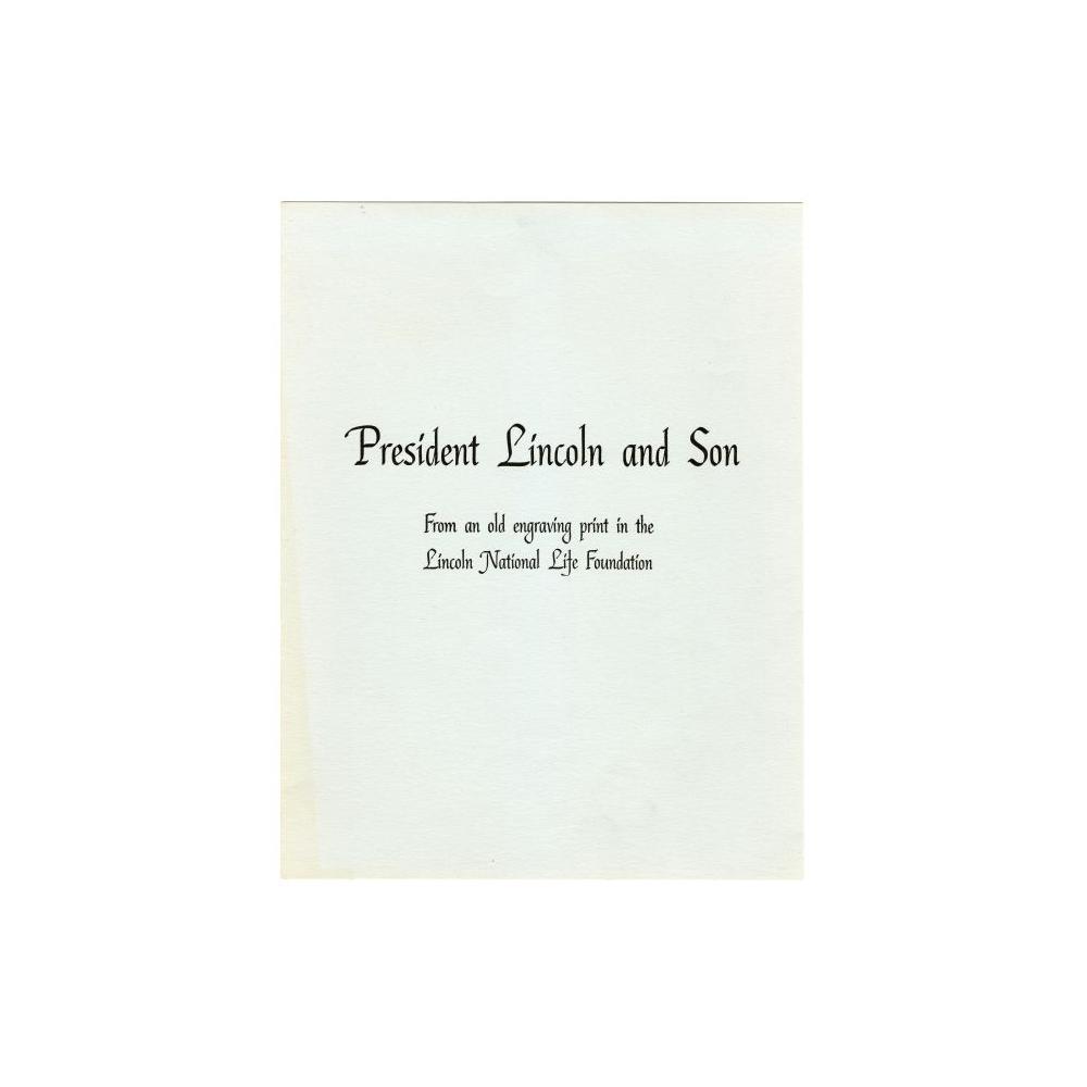 Image: President Lincoln and Son