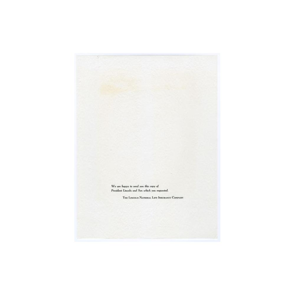 Image: President Lincoln and Son