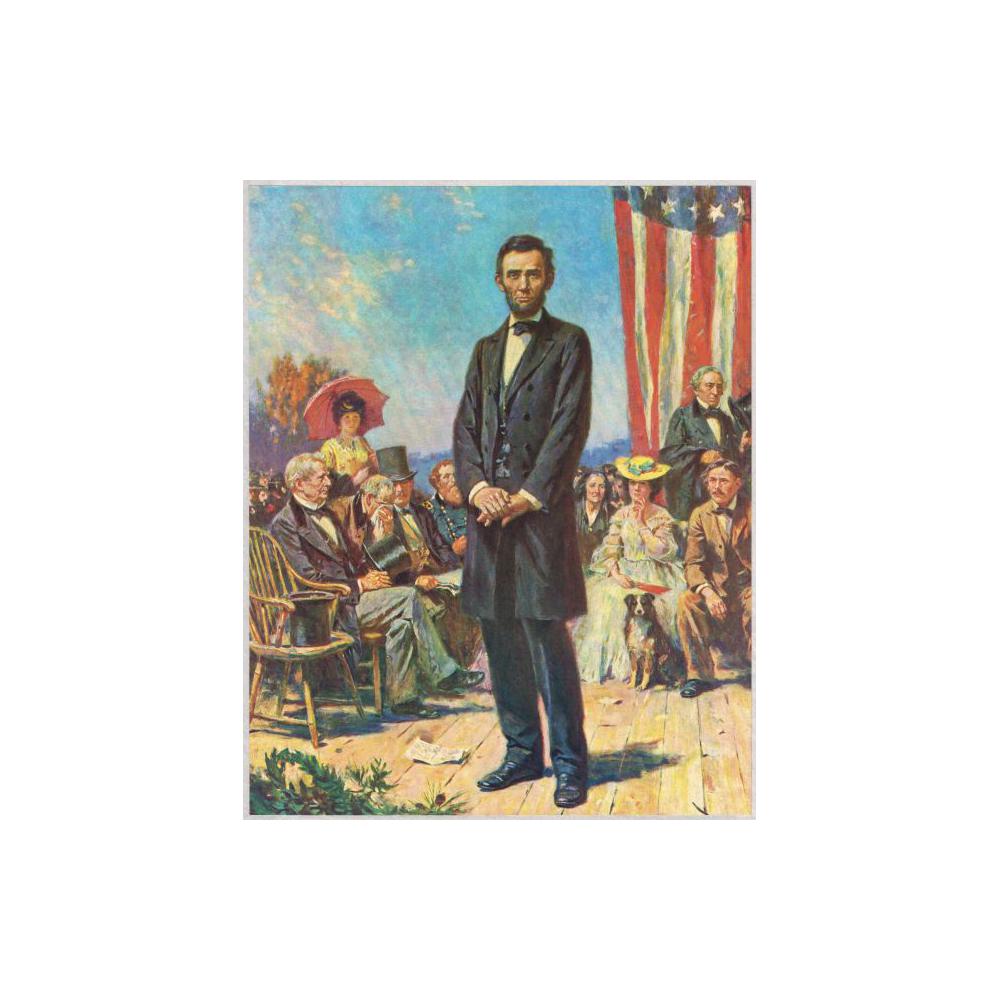 Image: President Lincoln at Dedication of National Cemetery at Gettysburg