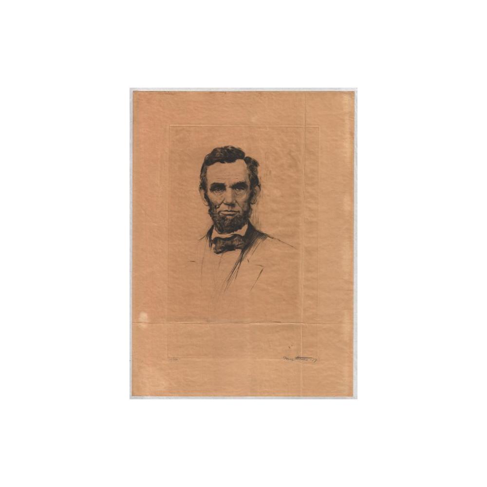 Image: Abraham Lincoln etching