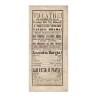 Image: McVicker's Theatre playbill