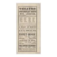 Image: McVicker's Theatre playbill