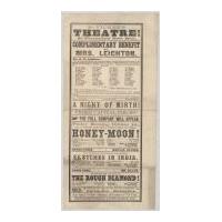 Image: McVicker's Theatre playbill