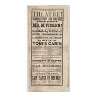 Image: McVicker's Theatre playbill