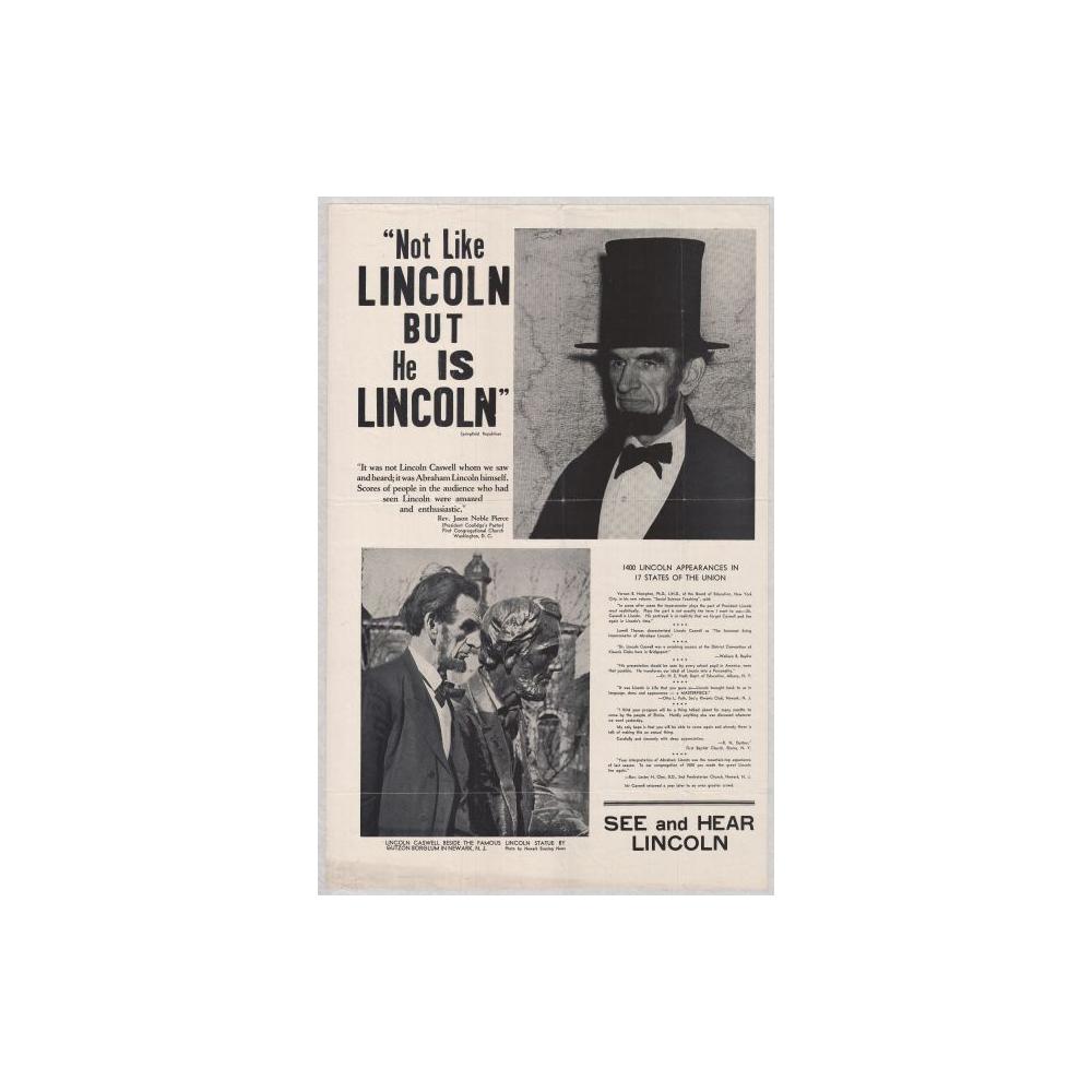 Image: Lincoln Caswell poster