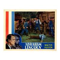 Image: Abraham Lincoln with Walter Huston