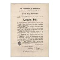 Image: Lincoln Day Proclamation