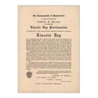 Image: Lincoln Day Proclamation