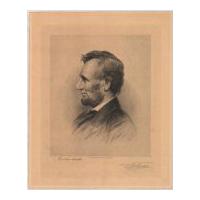 Image: Lincoln in profile
