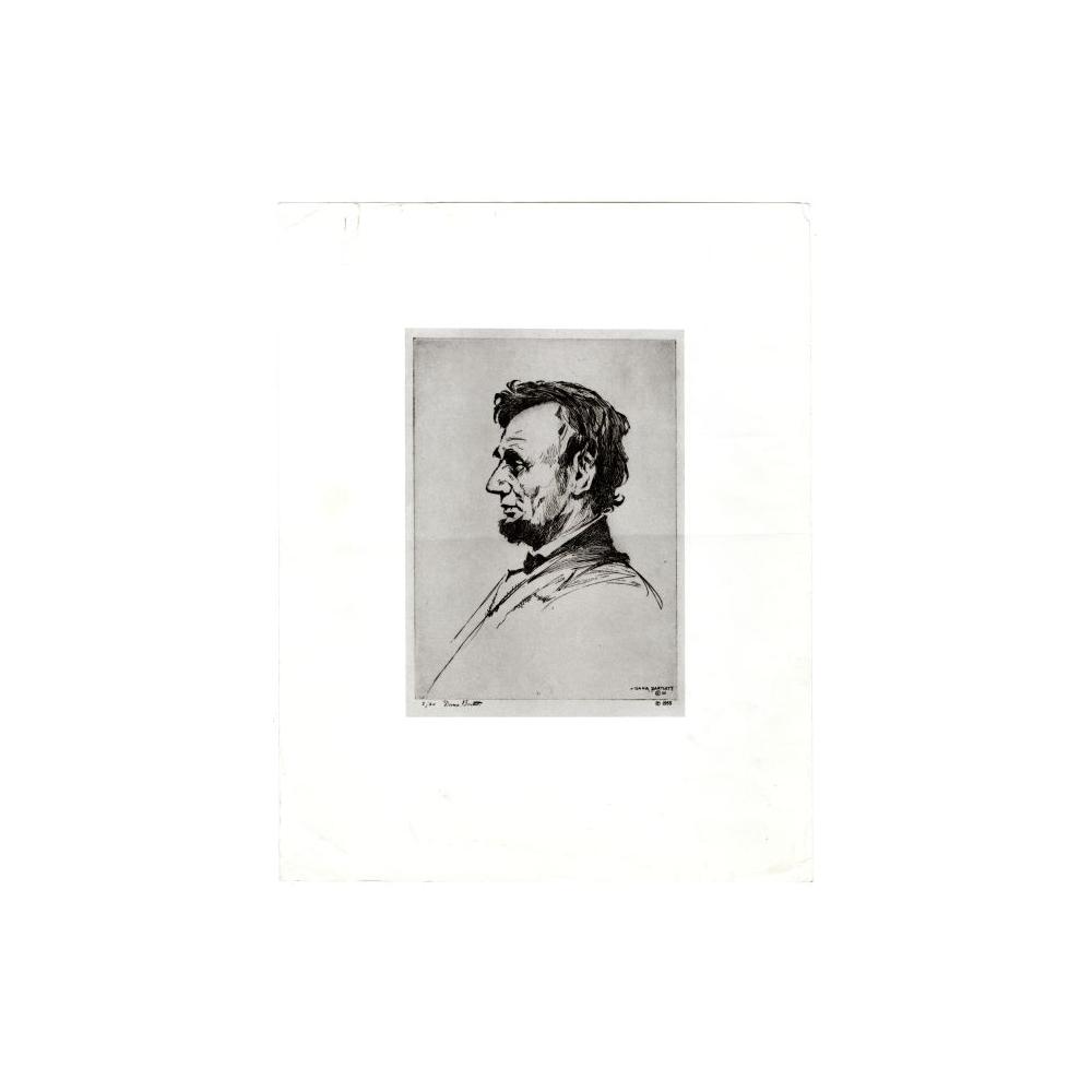 Image: Lincoln in profile
