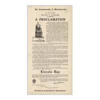 Image: Lincoln Day Proclamation