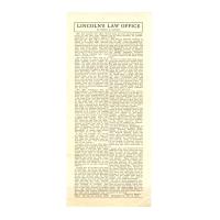 Image: Lincoln's Law Office