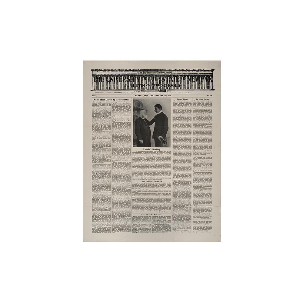 Image: University of the State of New York Bulletin to the Schools