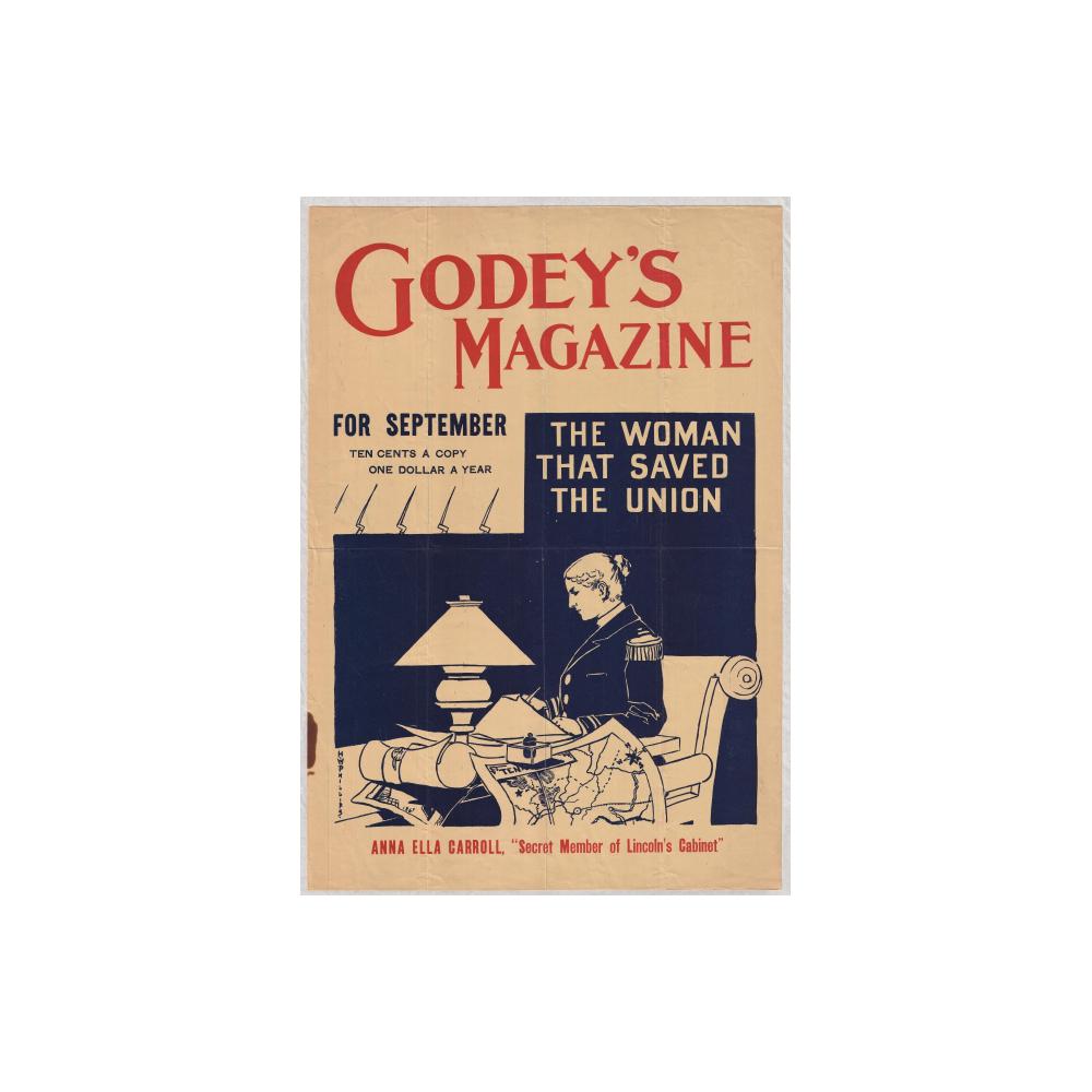 Image: Poster for Godey's Magazine