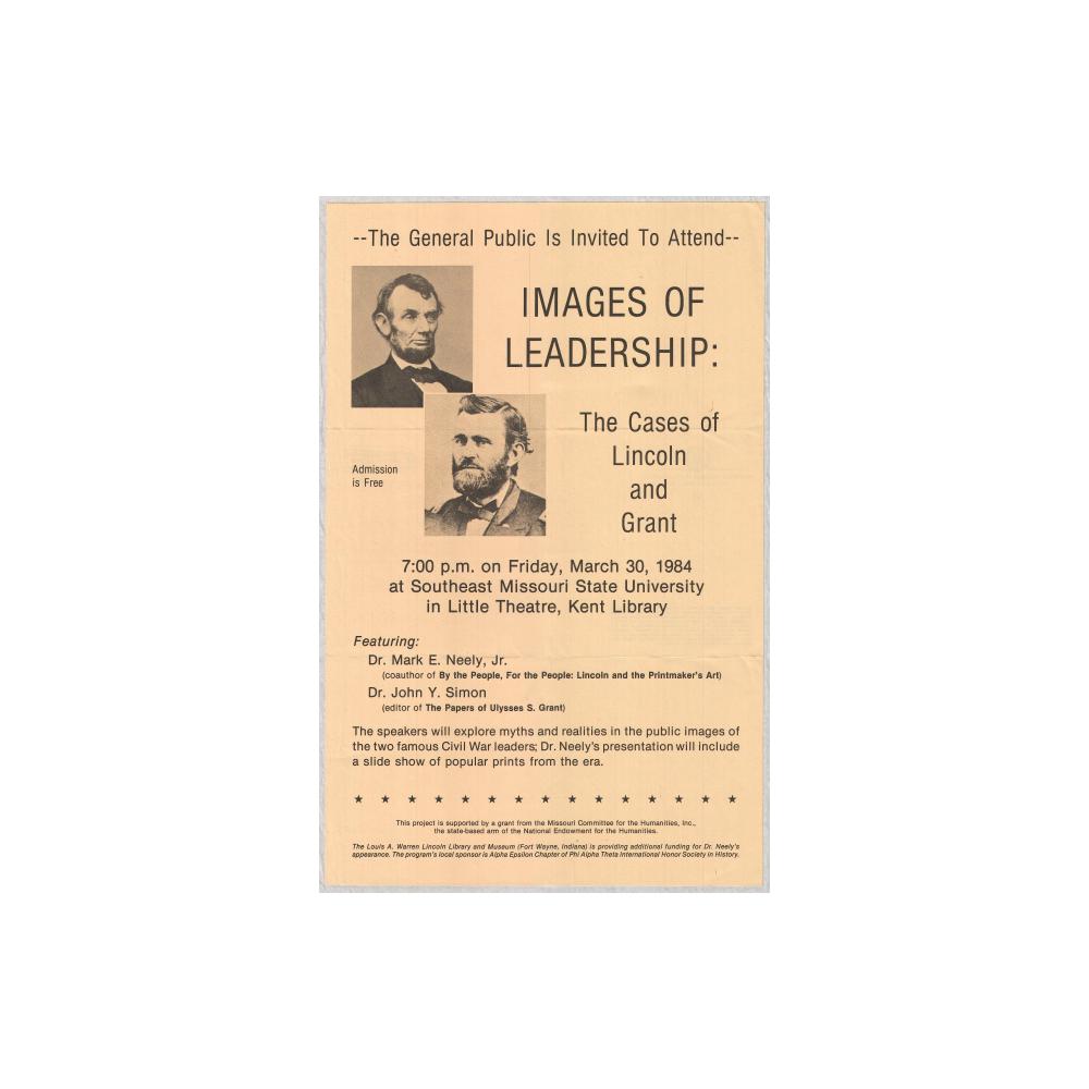 Image: Images of Leadership: The Cases of Lincoln and Grant  poster