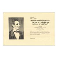 Image: Lincoln and the Constitution: The Fate of Civil Liberties in Times of Total War  poster