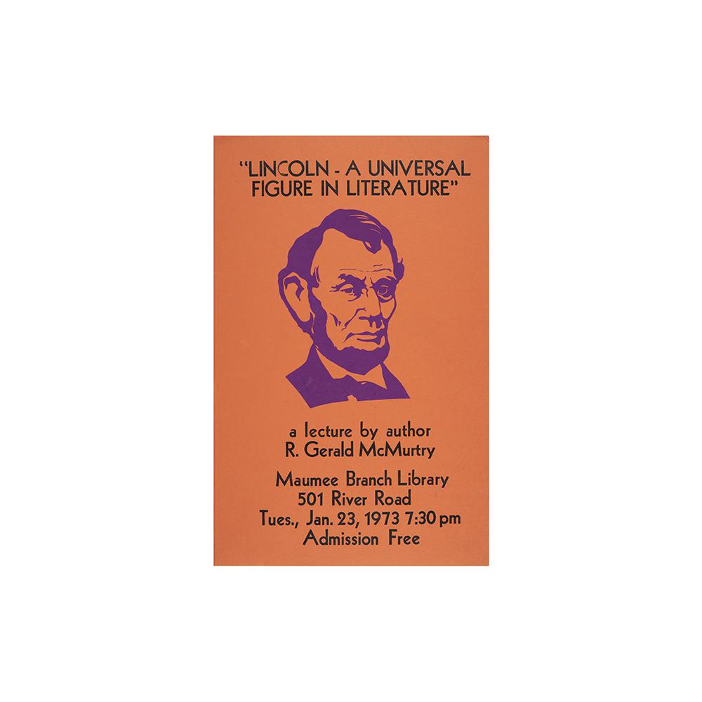 Image: Lincoln: A Universal Figure in Literature  poster