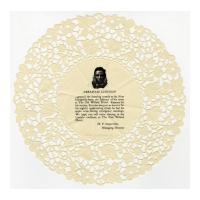 Image: New Willard Hotel paper doily