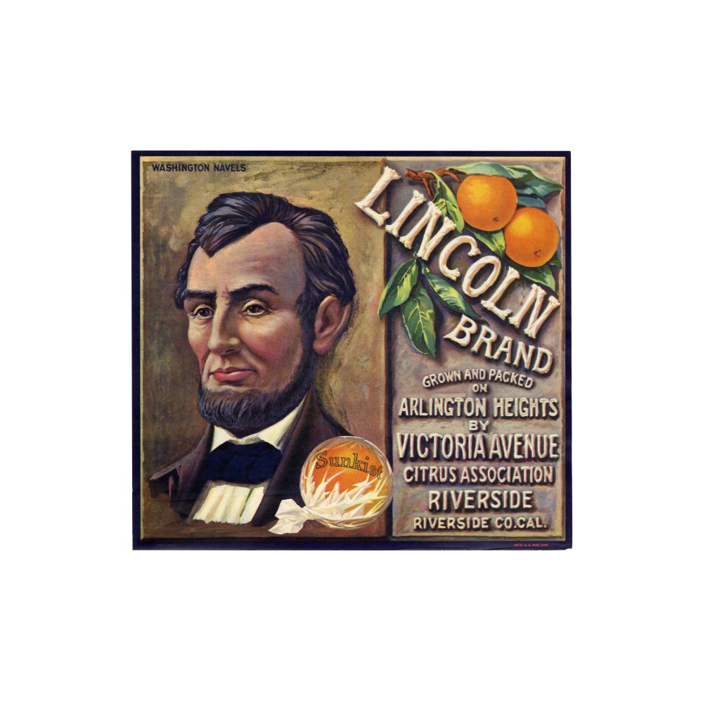 Image: Lincoln Brand Oranges advertisement