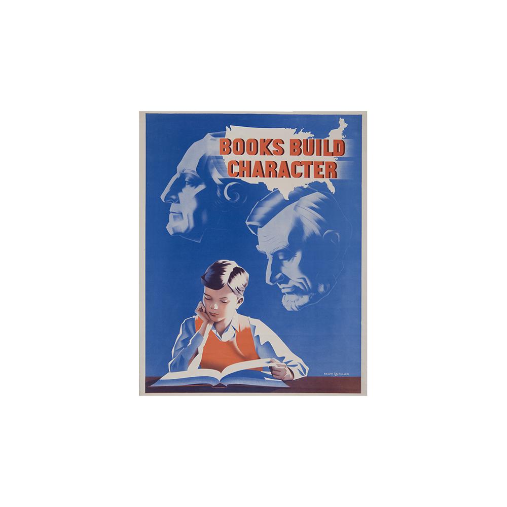 Image: Books Build Character poster