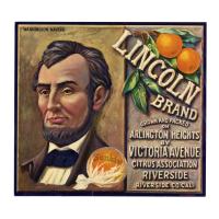 Image: Lincoln Brand Oranges advertisement