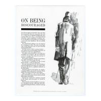 Image: On Being Discouraged  poster