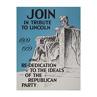 Image: Join in Tribute to Lincoln  poster