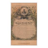Image: Inaugural Address of President Abraham Lincoln