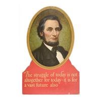 Image: President Abraham Lincoln stand-up display