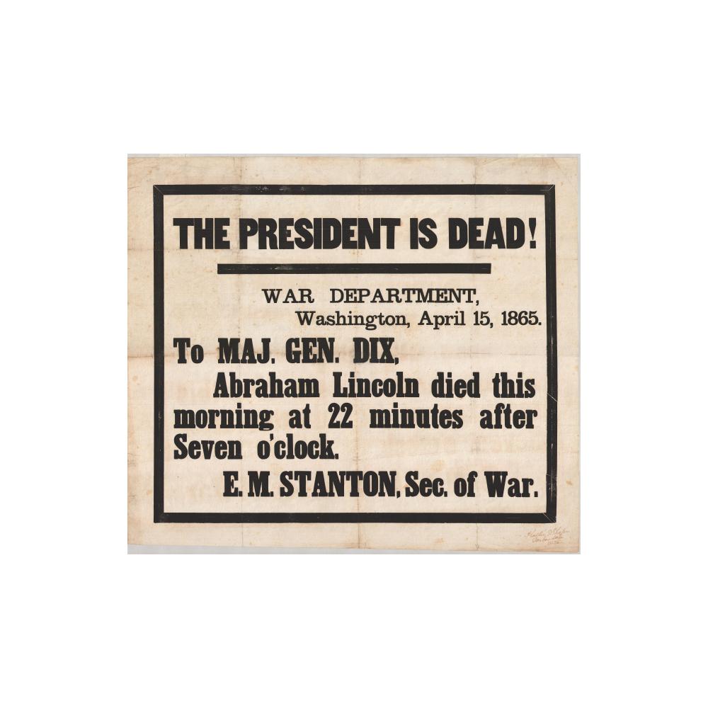 Image: President is Dead!