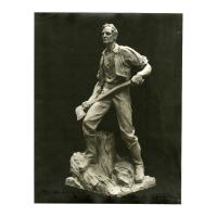 Image: Lincoln, the Frontiersman statue photograph