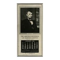 Image: 1936 Calendar for Lincoln National Life Insurance Company