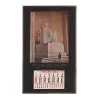 Image: 1953 Lincoln National Bank & Trust Company wall calendar