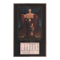 Image: 1951 Lincoln National Bank & Trust Company wall calendar