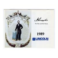Image: 1989 Lincoln Savings Bank calendar