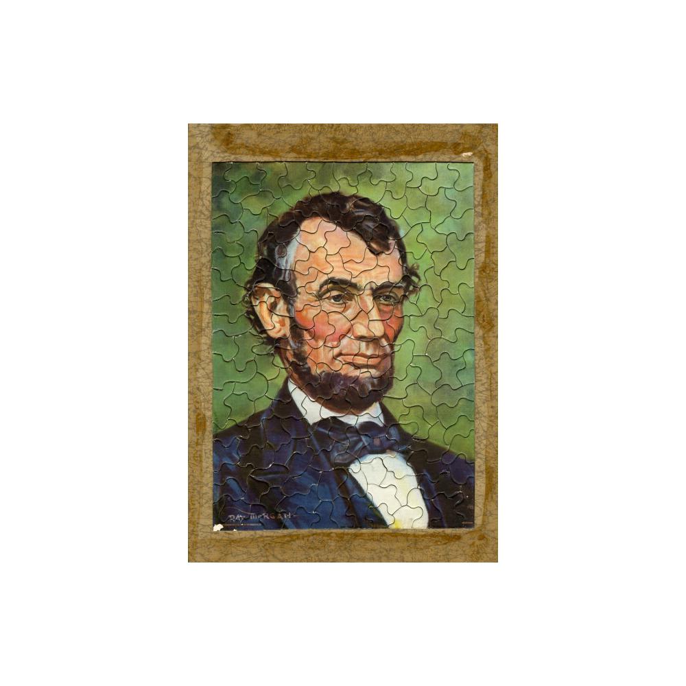 Image: President Abraham Lincoln jigsaw puzzle