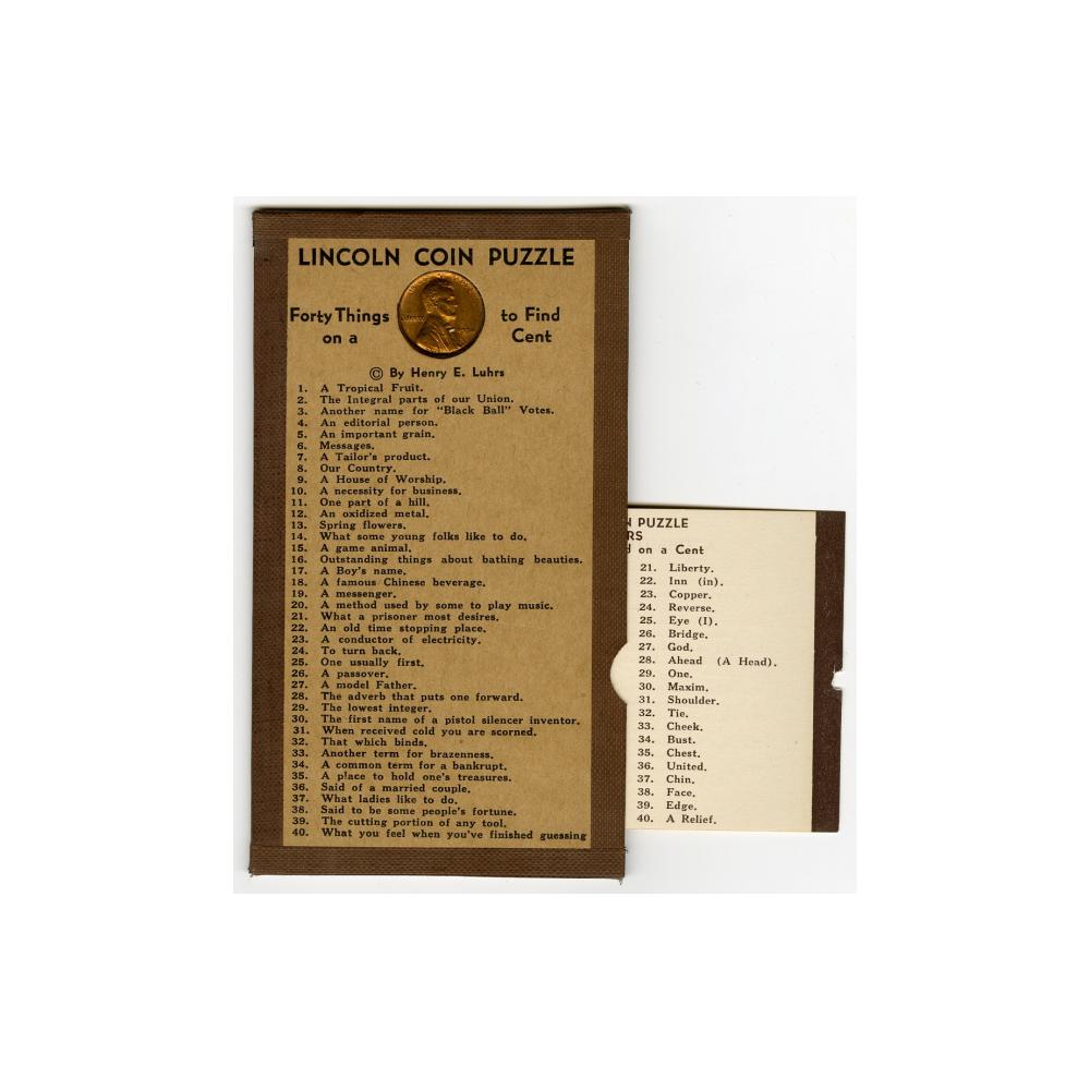 Image: Lincoln Coin Puzzle