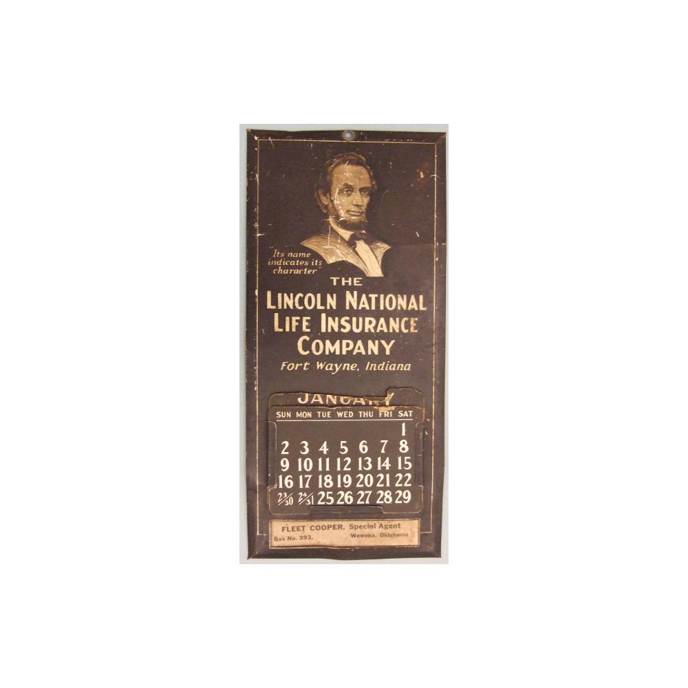 Image: Lincoln National Life Insurance Company Permanent Calendar