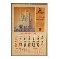 Image: 1966 Lincoln Savings Bank wall calendar